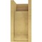 Ekena Millwork 10"W x 10"D x 20"H Wide Emerson Rough Cedar Woodgrain TimberThane Corbel, Primed Tan CORUR10X10X20EMRRCPR - alternate 3